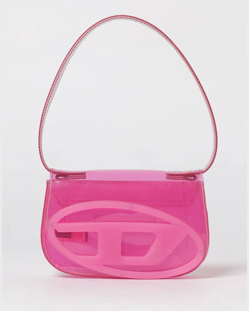 Diesel Schultertasche damen Fuchsia