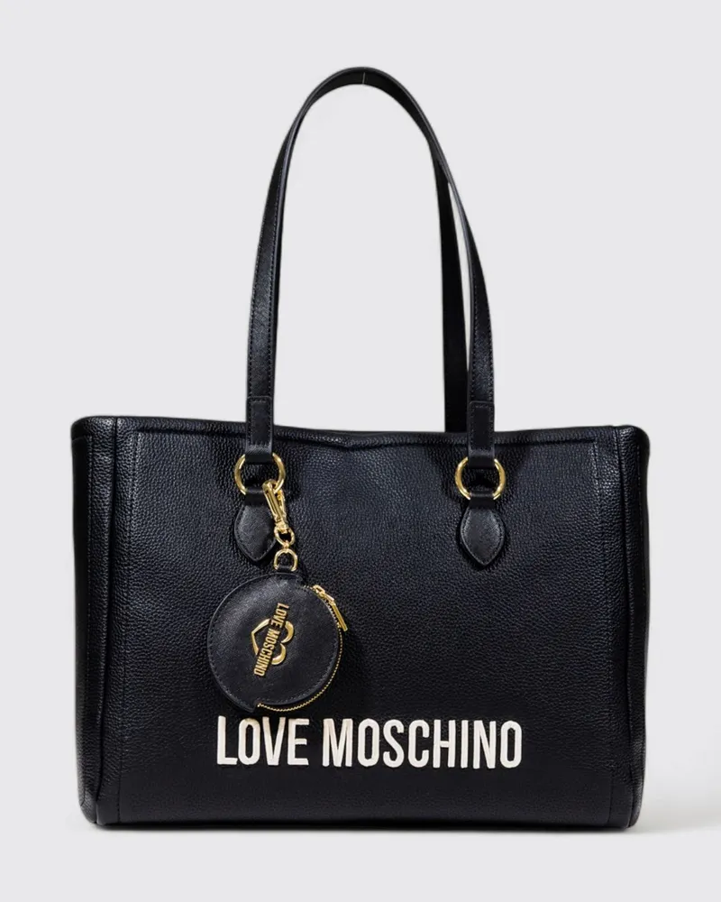 Moschino Schultertasche damen Schwarz