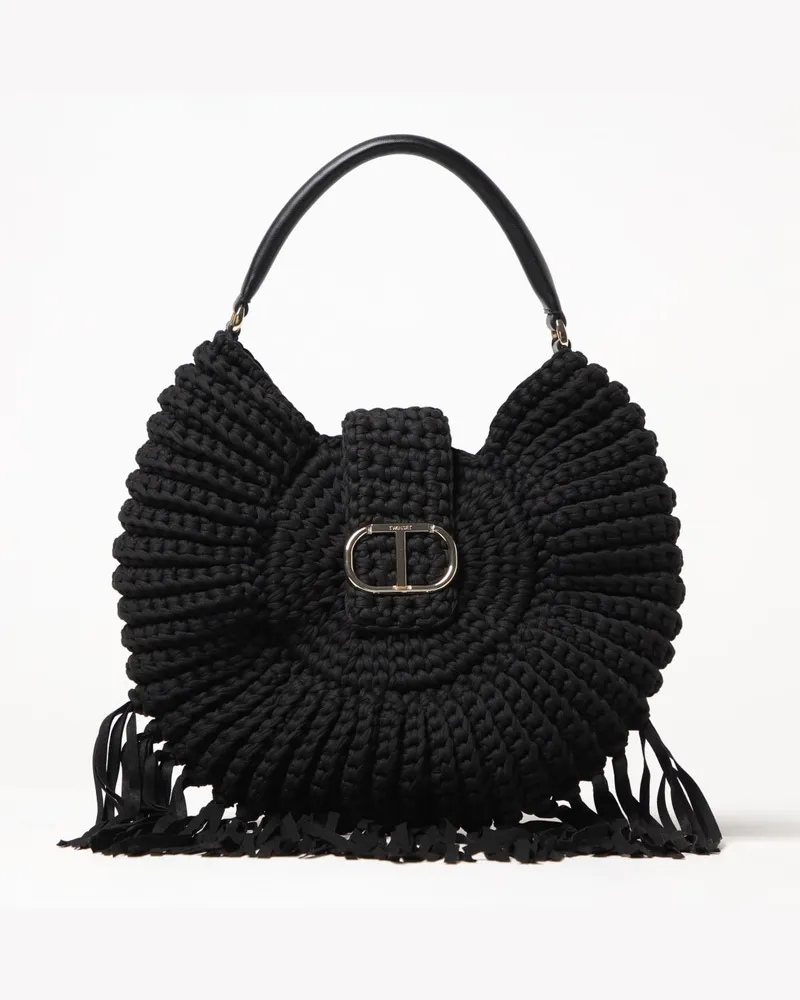 Twin-Set Schultertasche damen Schwarz