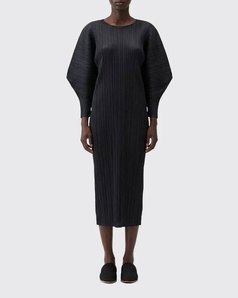 Issey Miyake Kleid damen Schwarz