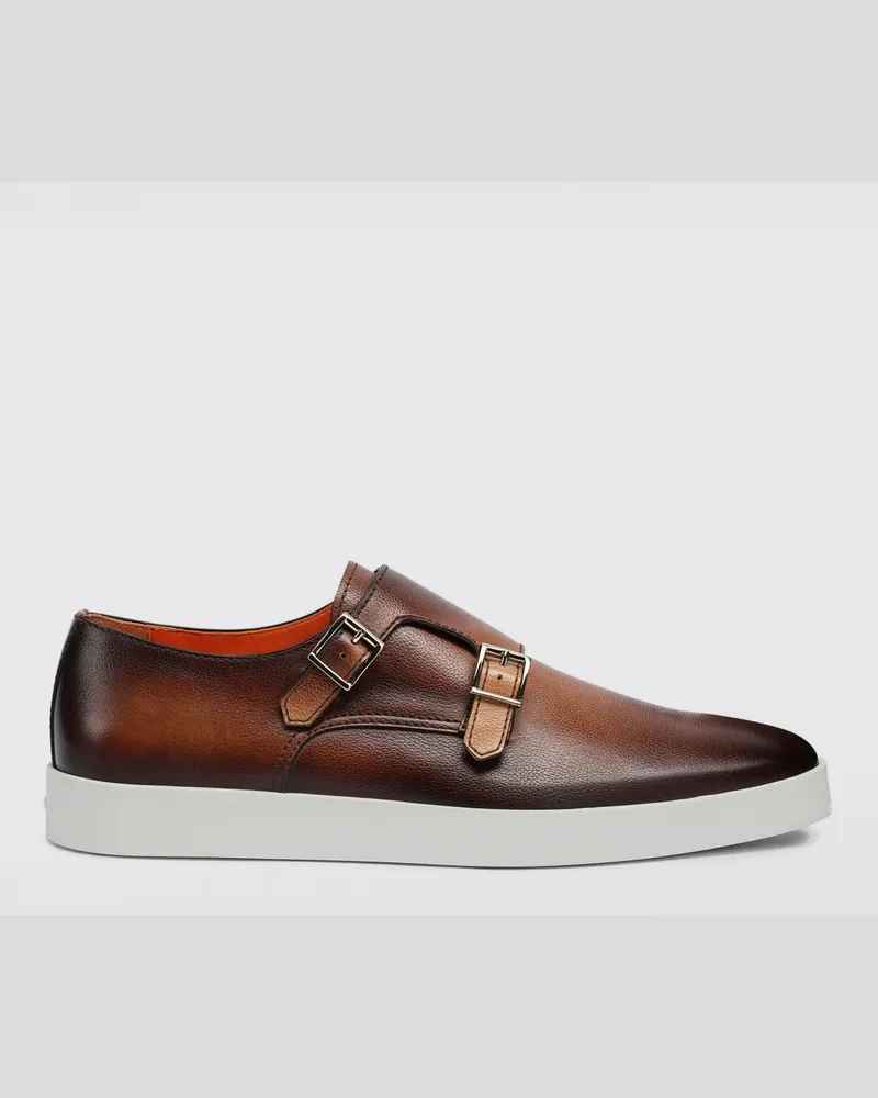 Santoni Schuhe herren Braun
