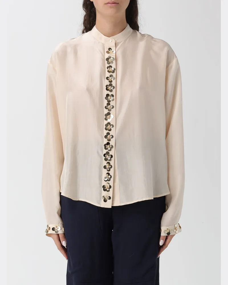 forte_forte Hemdbluse damen Weiß