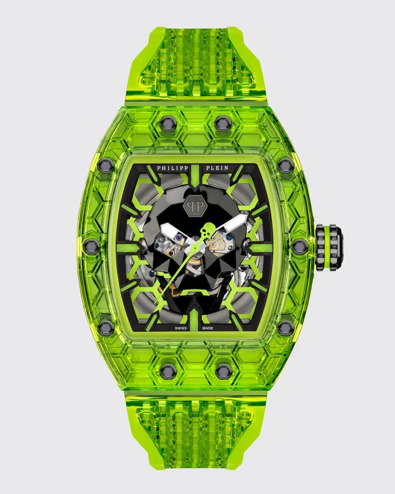 Philipp Plein Crypto King Icriptonite Uhr Grün