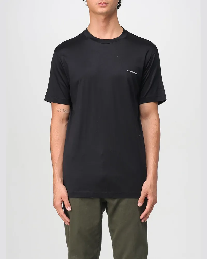 Emporio Armani T-shirt herren Schwarz