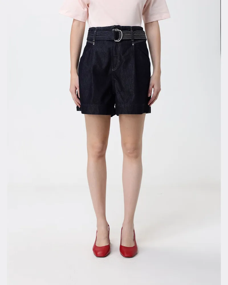 HUGO BOSS Denim-Shorts Blau