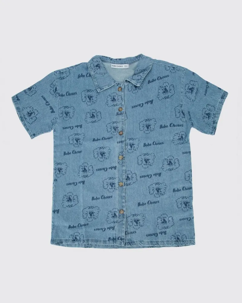BOBO CHOSES Hemd kinder Blau