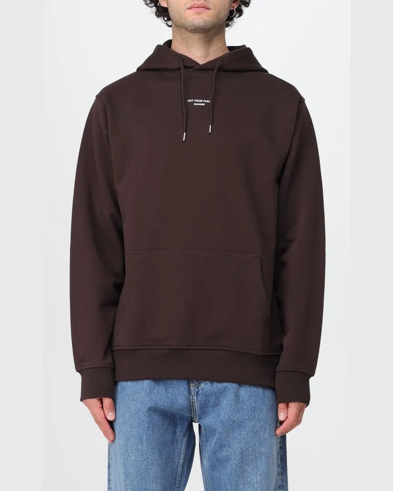 Drôle de Monsieur Sweatshirt herren Braun