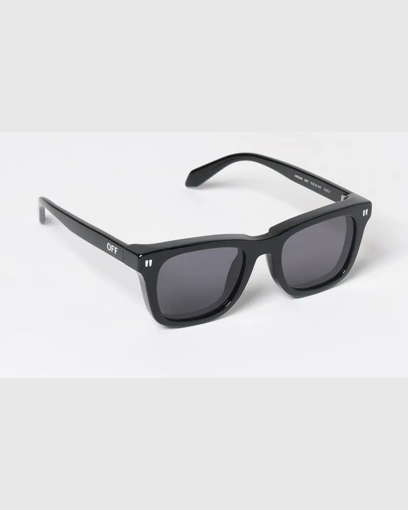 OFF-WHITE Katy Sonnenbrille von in eckiger Form aus Schildpatt-Acetat Schwarz