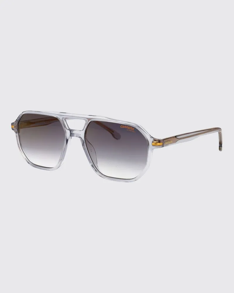 Carrera Aviator-Sonnenbrille aus Acetat in Schildpatt-Optik mit Doppelsteg Grau