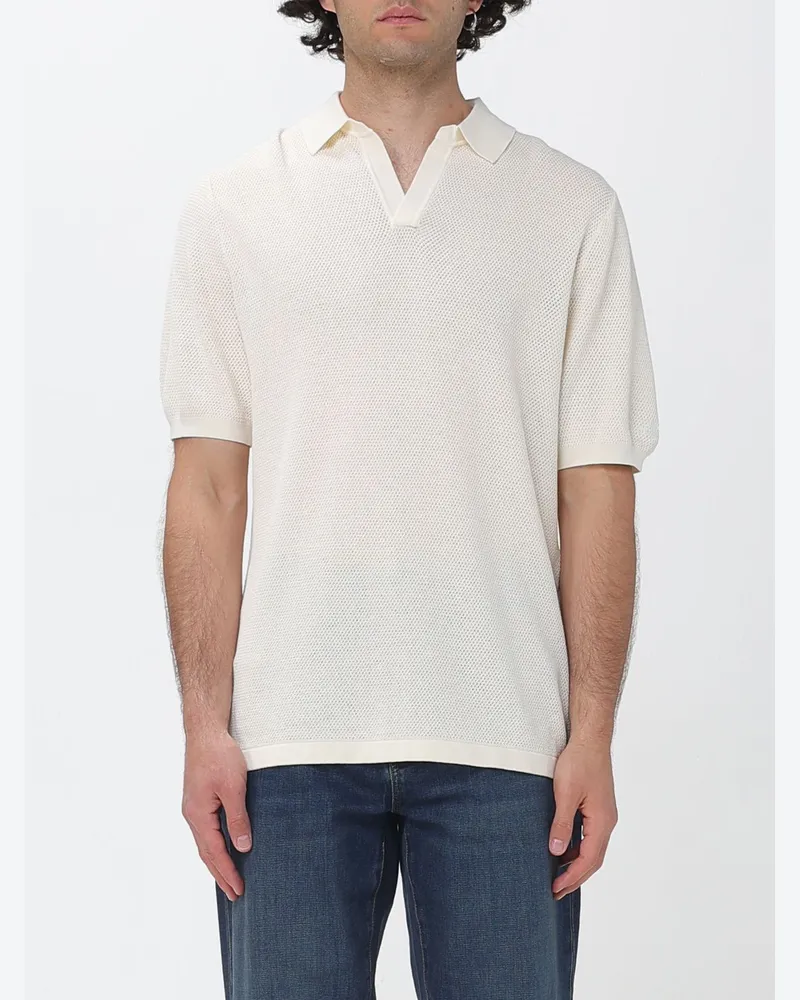 MC2 Saint Barth Polohemd aus Baumwollstrick Cream