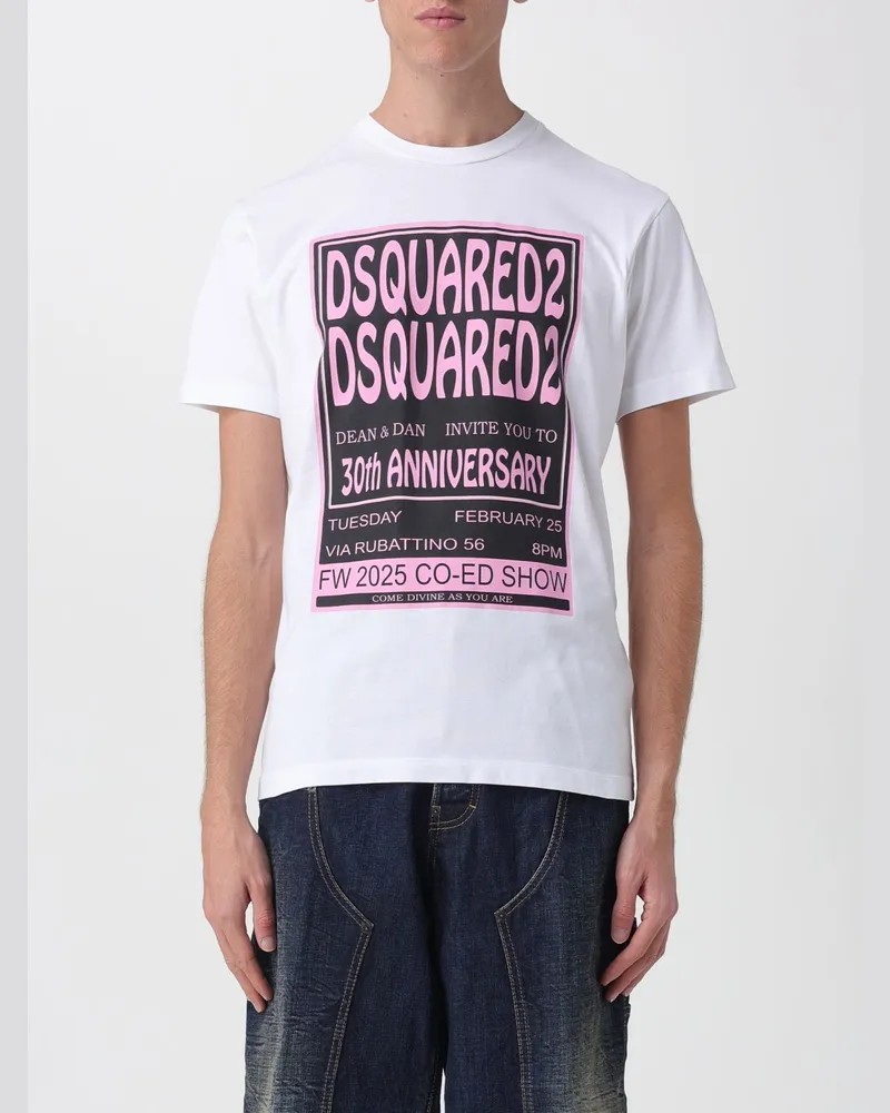 Dsquared2 T-shirt herren Weiß