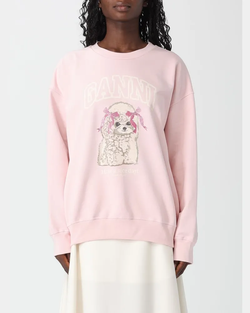 Ganni Pullover damen Pink