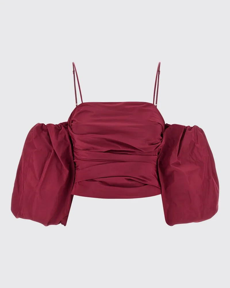 Pinko Top damen Burgunderrot