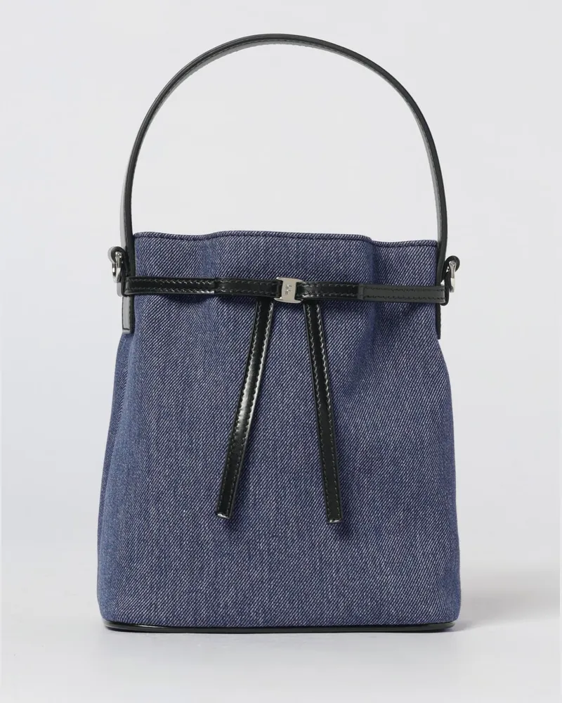 Ferragamo Schultertasche damen Denim