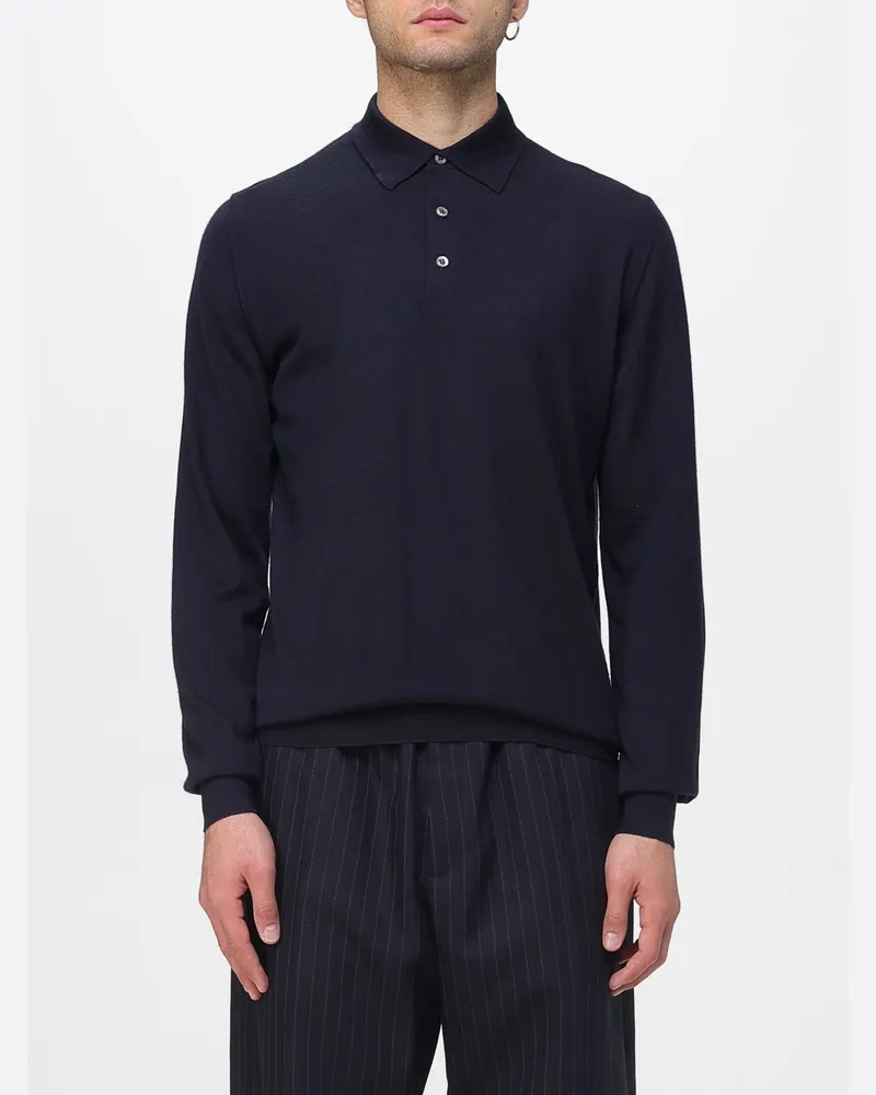 LARDINI Polo herren Blau