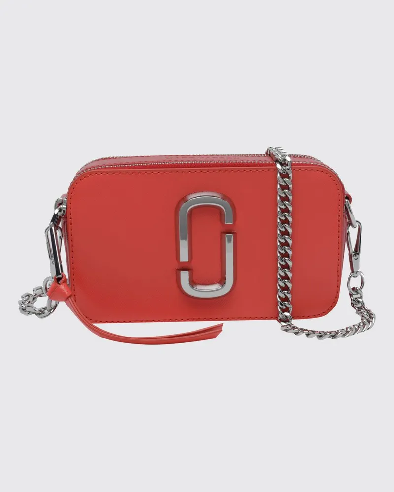 Marc Jacobs Kleine The Snapshot Umhängetasche aus Saffiano-Leder Orange