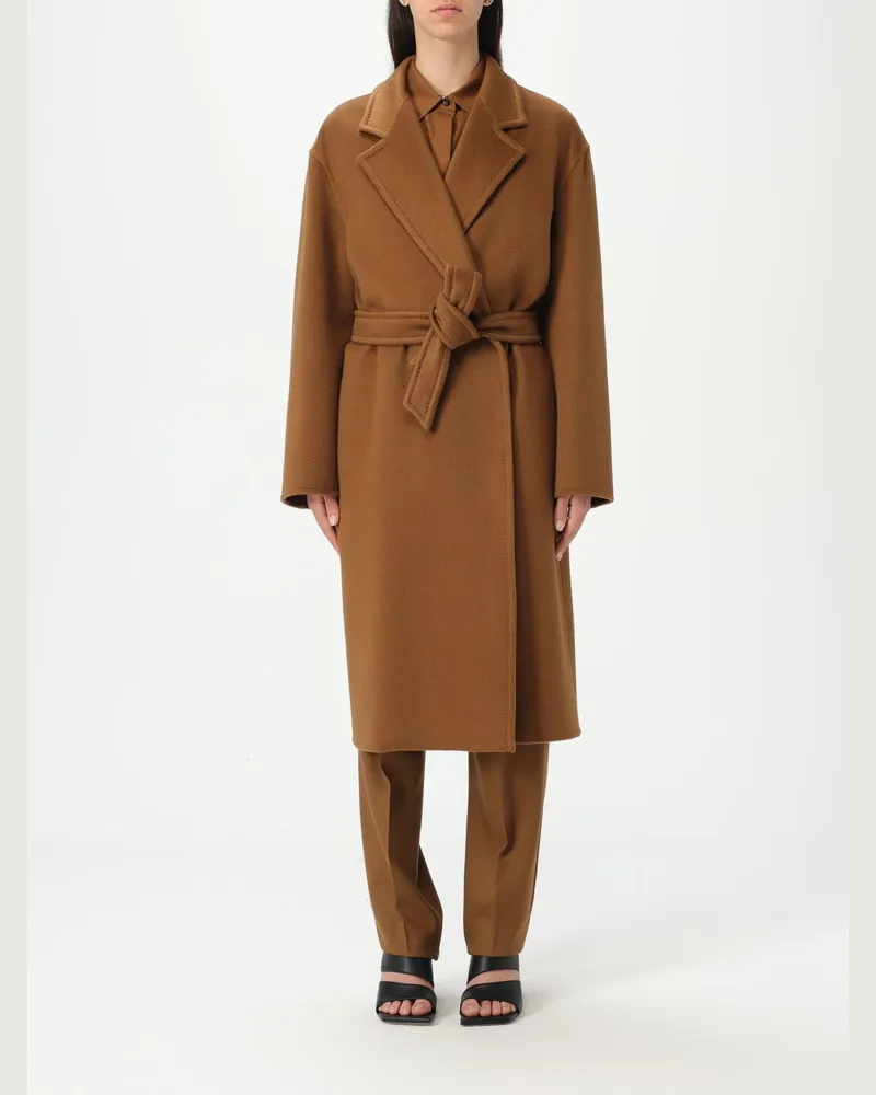 Max Mara Mantel damen Leder