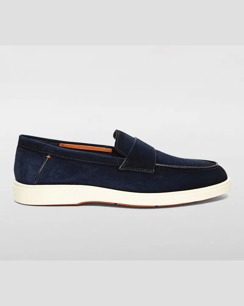 Santoni Mokassins herren Blau
