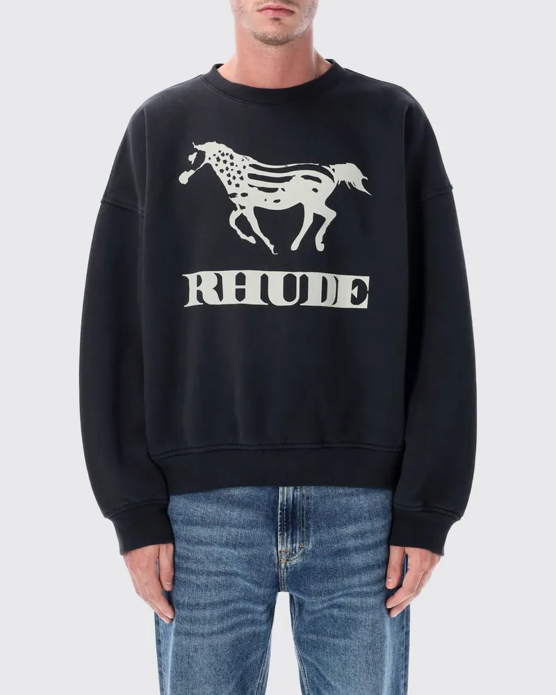 RHUDE Sweatshirt herren Schwarz