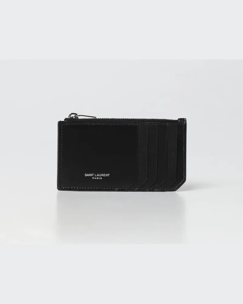 Saint Laurent Portmonnaie herren Schwarz
