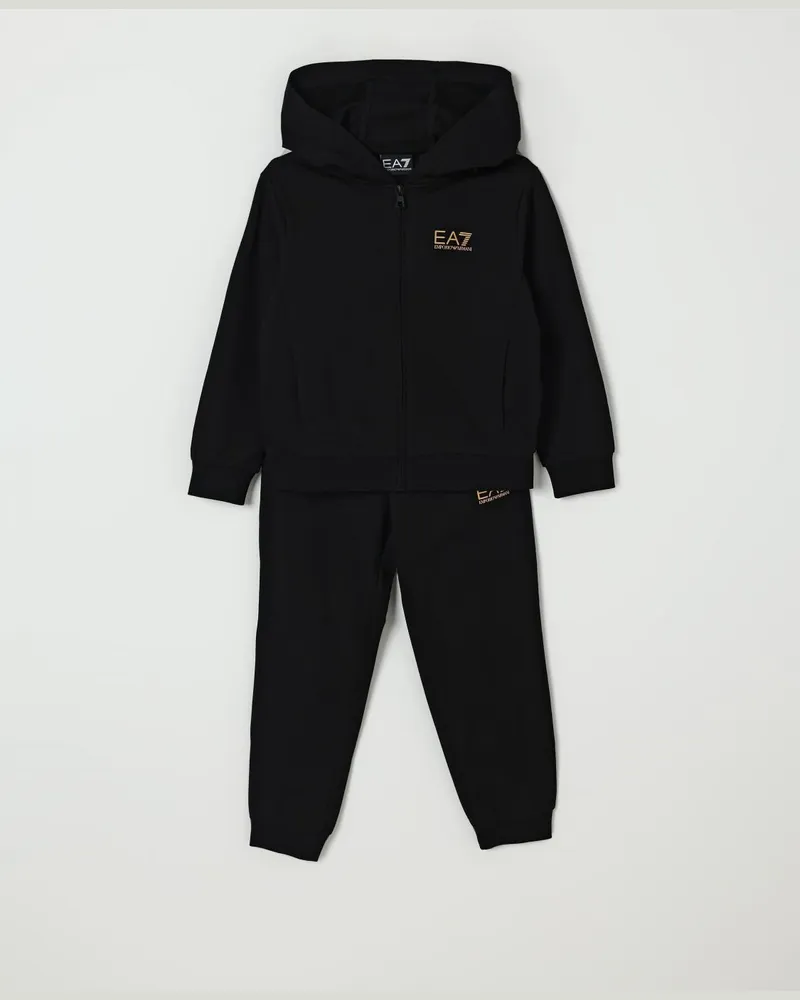 EA7 Anzug kinder Schwarz