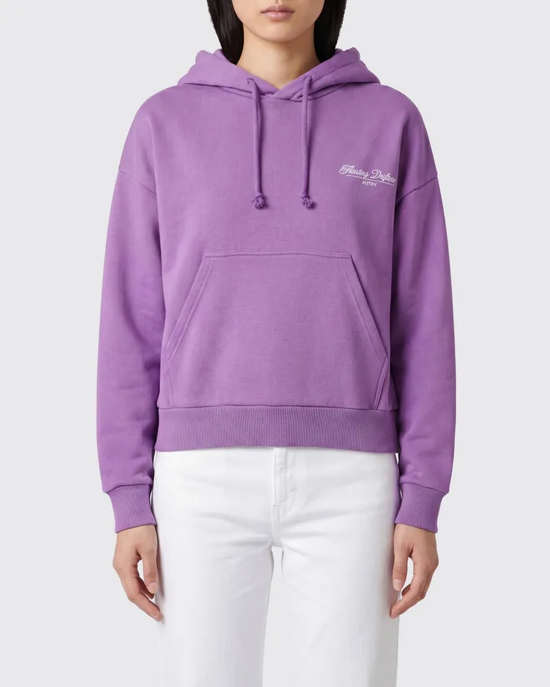 AUTRY Kapuzenpullover aus Baumwolle Gelb