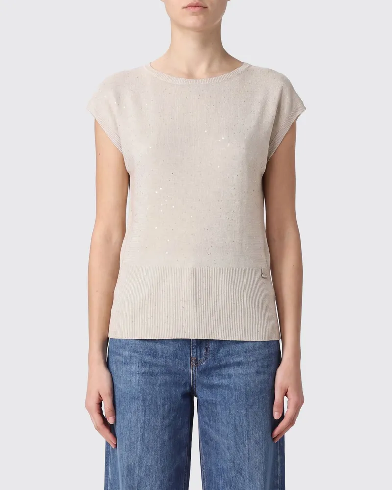 Herno T-shirt damen Puder
