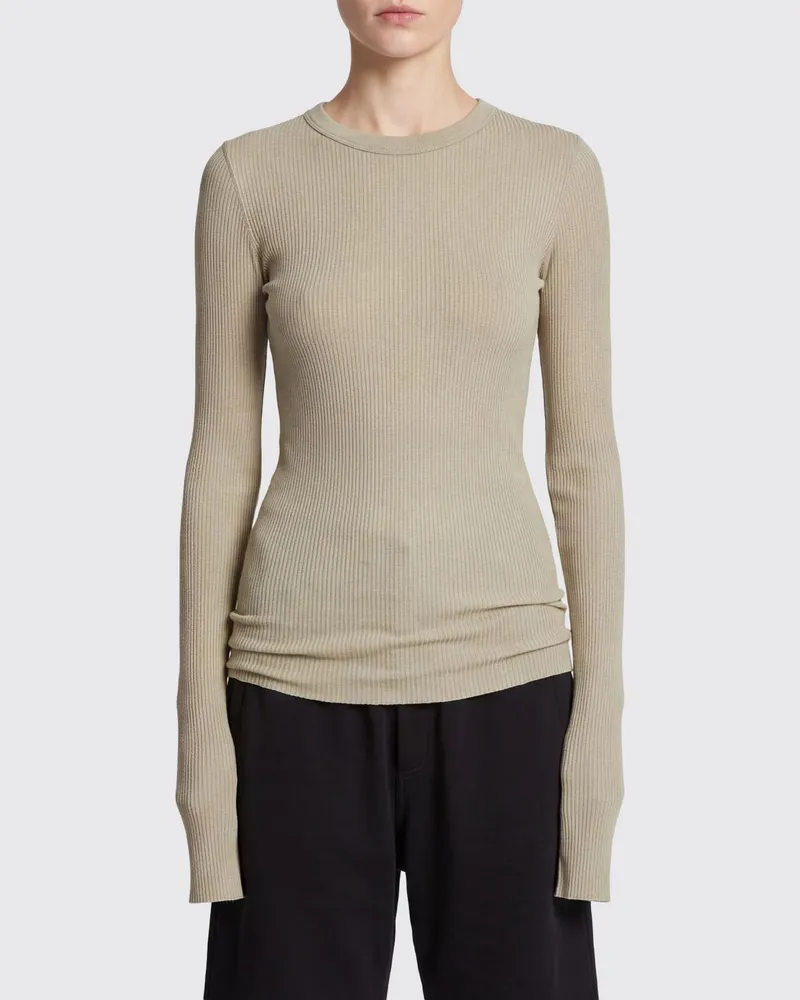 Rick Owens Stricktop aus Viskose und Seide Sand