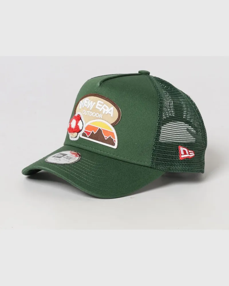New Era Baseballkappe für Jungen aus Baumwolle mit Grafikprint und Logo Grün