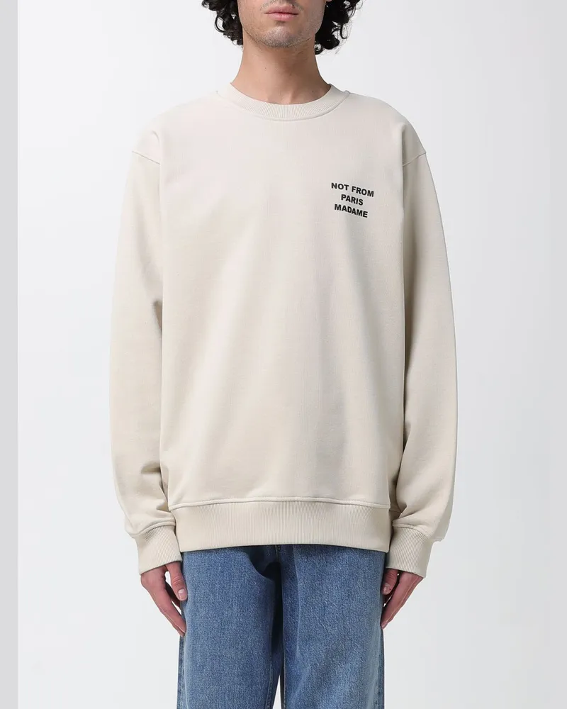 Drôle de Monsieur Sweatshirt herren Weiß
