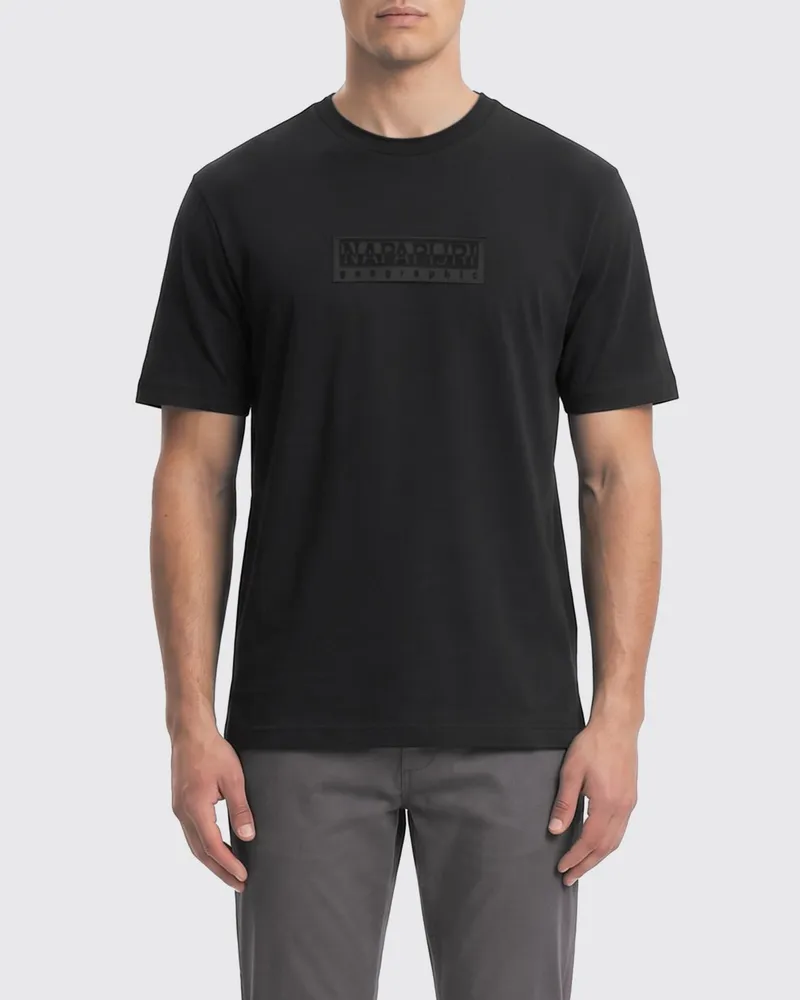 Napapijri T-shirt herren Schwarz