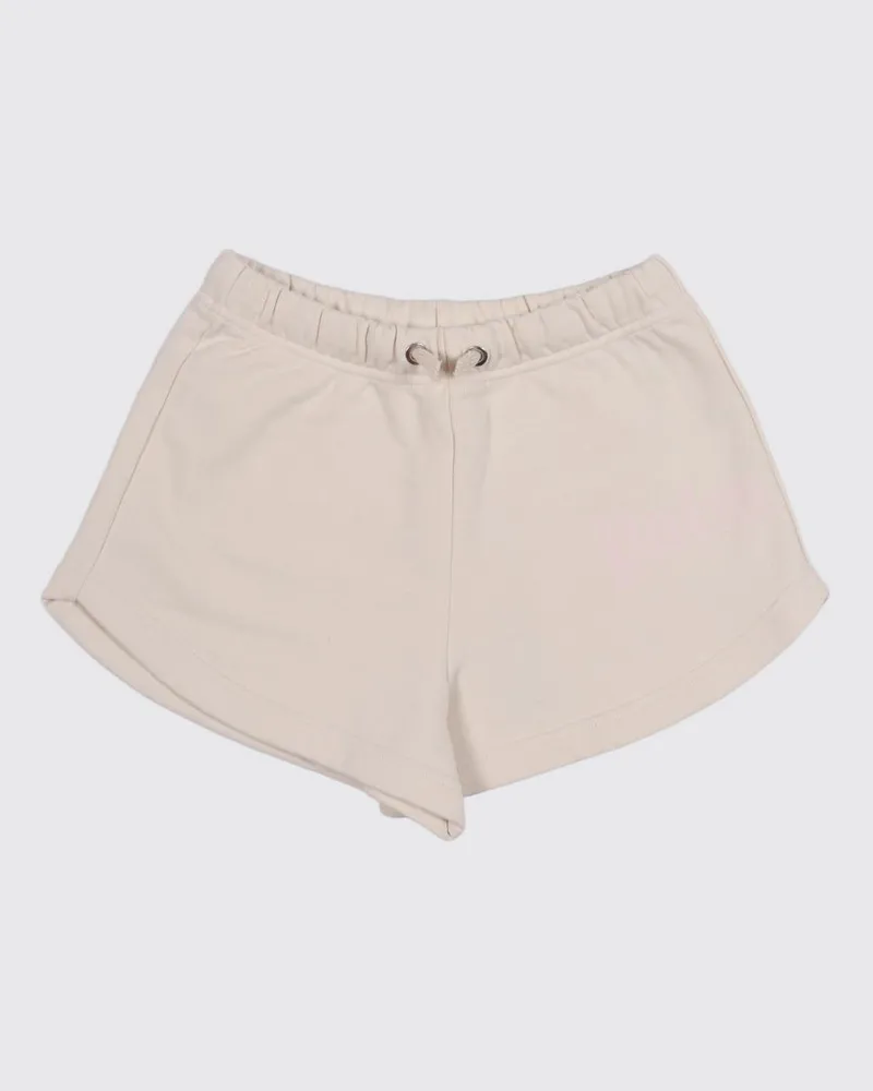 Palm Angels Baumwoll-Shorts mit Logo Weiß