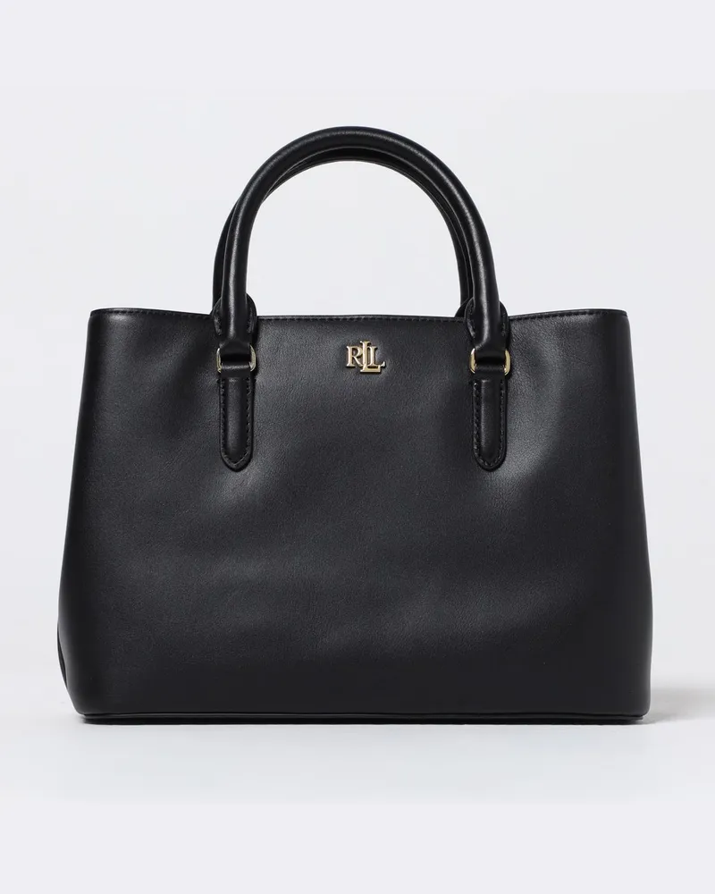 Ralph Lauren Marcy Ledertasche Schwarz