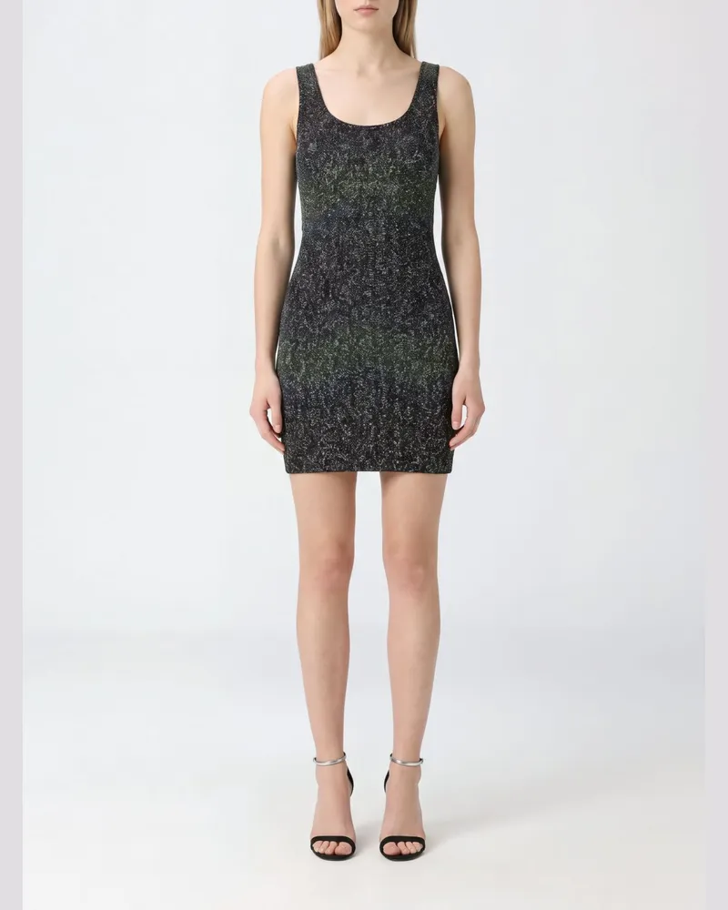 Missoni Pailletten-Etuikleid mit schulterfreiem Design Bunt