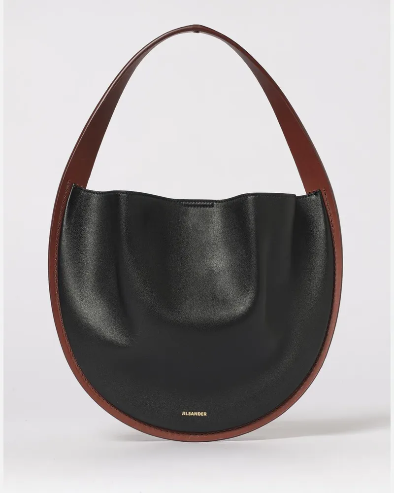 Jil Sander Schultertasche damen Schwarz
