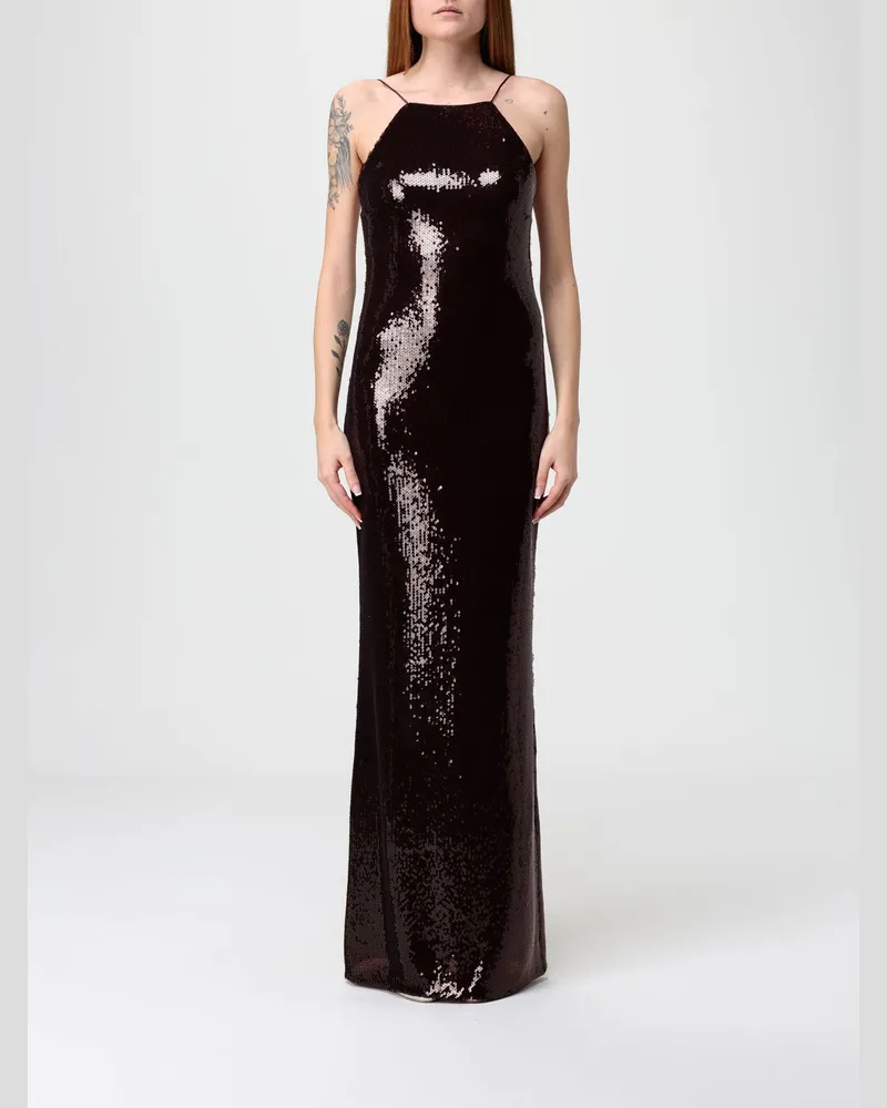 Patrizia Pepe Kleider damen Burgunderrot