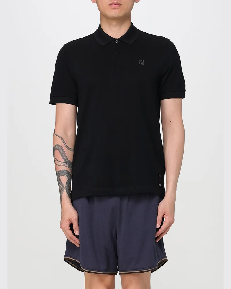 Fendi Polo herren Schwarz