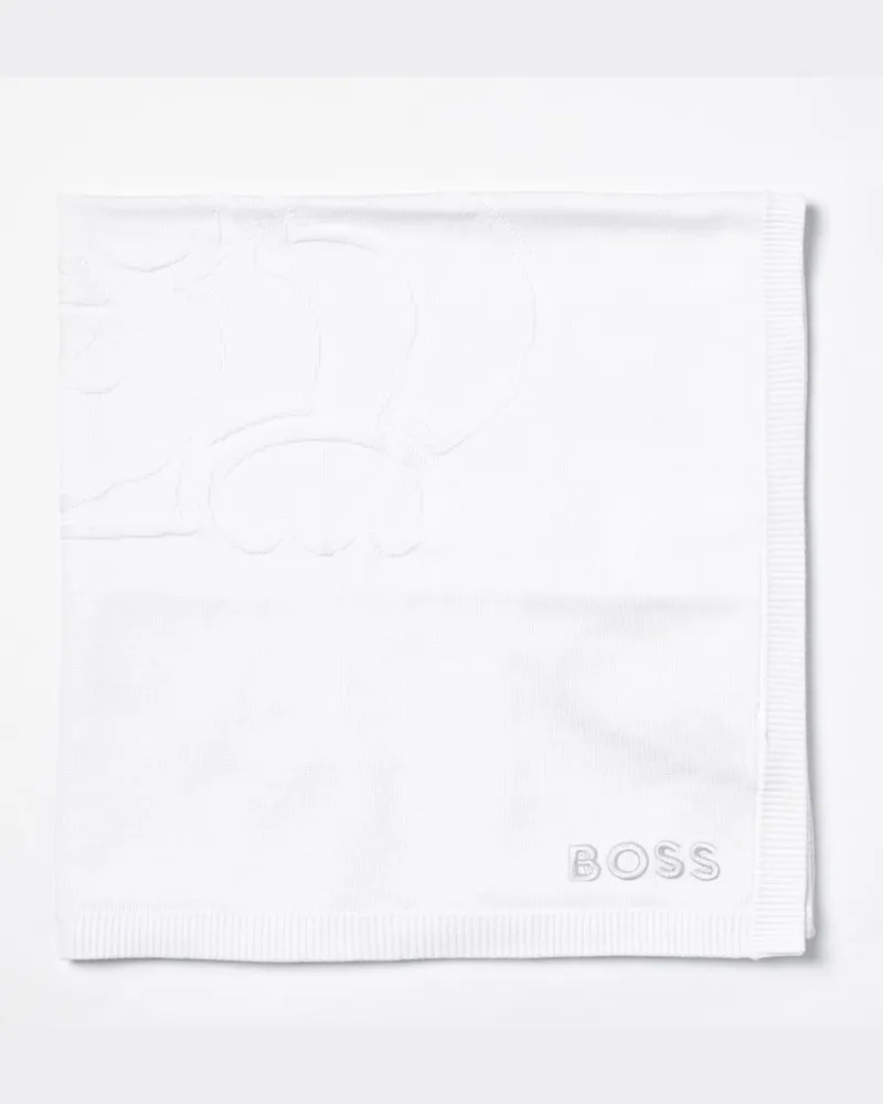 HUGO BOSS Decke kinder Weiß