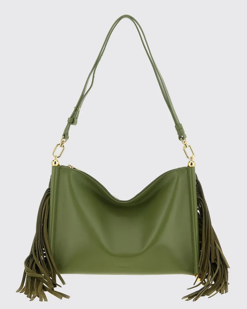 Furla Schultertasche damen Grün