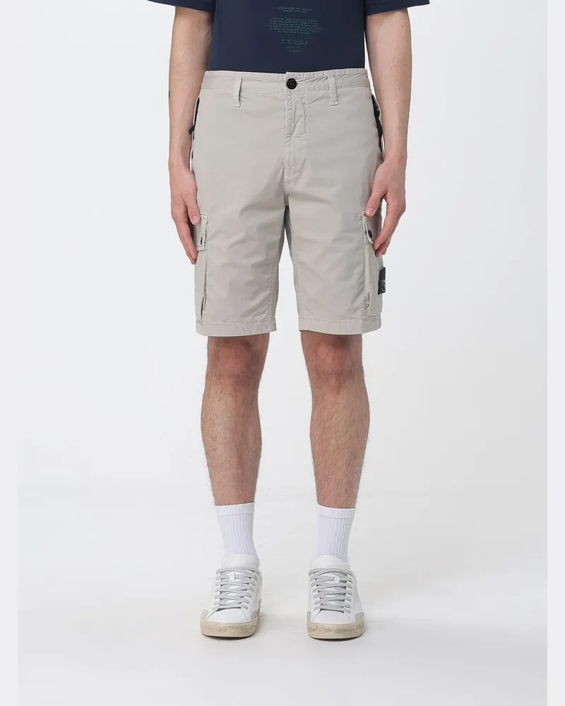 Stone Island Shorts herren Grau
