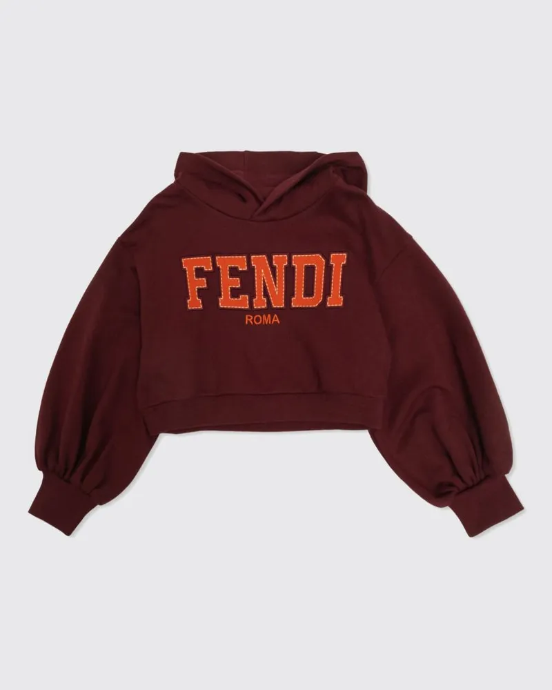 Fendi Pullover kinder Burgunderrot