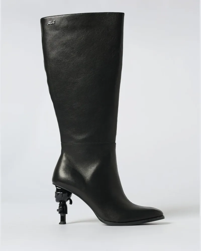 Karl Lagerfeld Flache stiefeletten damen Schwarz