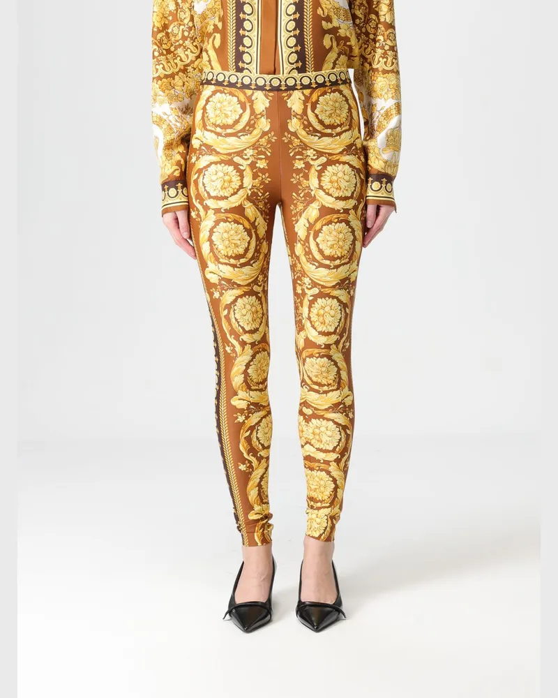 Versace Hose damen Braun