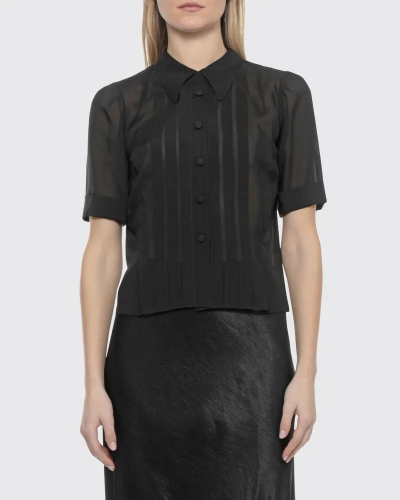 Maison Margiela Hemdbluse damen Schwarz