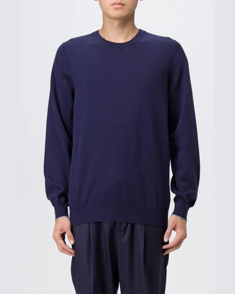 Brunello Cucinelli Pullover herren Blau