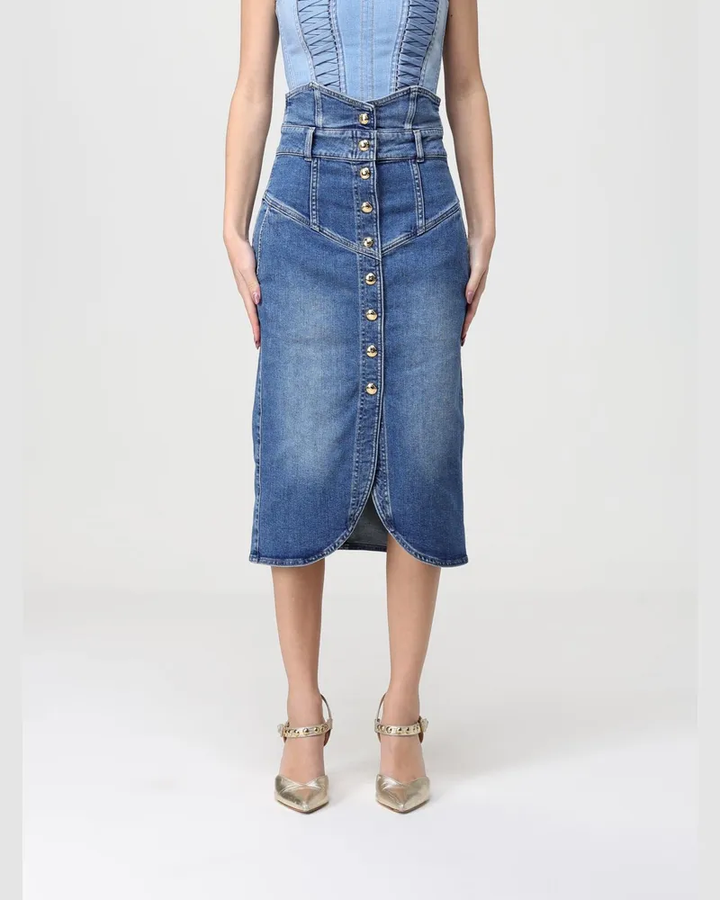 Elisabetta Franchi Rock damen Blau