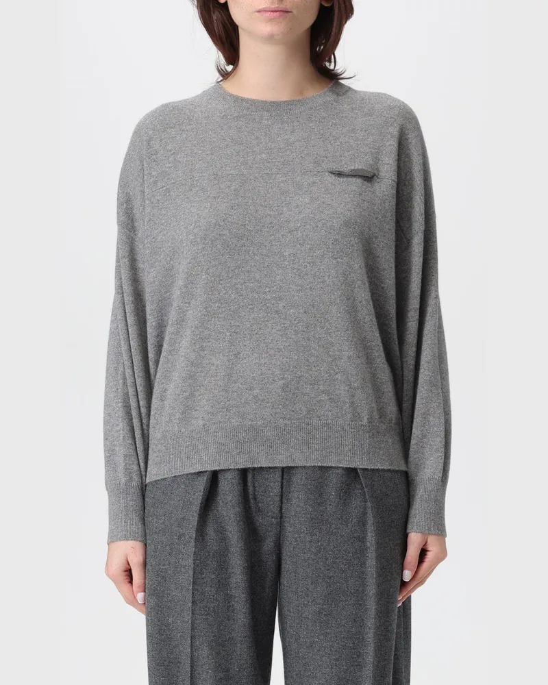 Brunello Cucinelli Pullover damen Grau