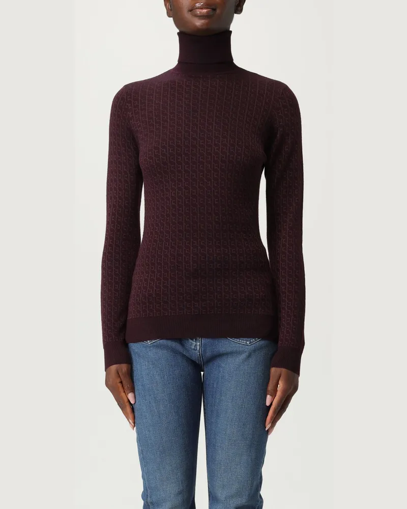 Elisabetta Franchi Pullover damen Weinrot
