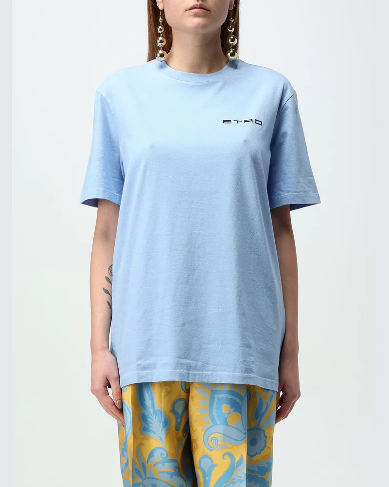 Etro T-shirt damen Blau