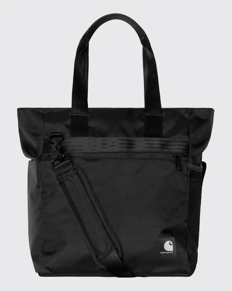 Carhartt WIP Wasserabweisende Nylon-Tragetasche mit abnehmbarem Schultergurt Schwarz